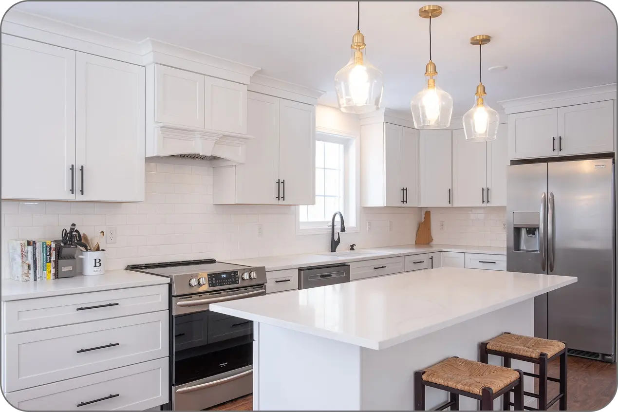 Brand new kitchen finished by the handy wizzard team